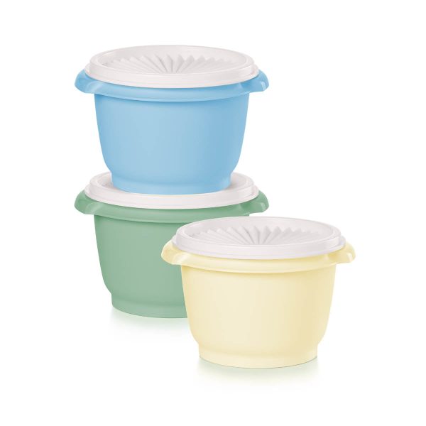 Tupper Ware Servalier® Bowls | 2½-cup/600 mL (Dreamy Pastels)